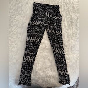 Black and White Patterned pants